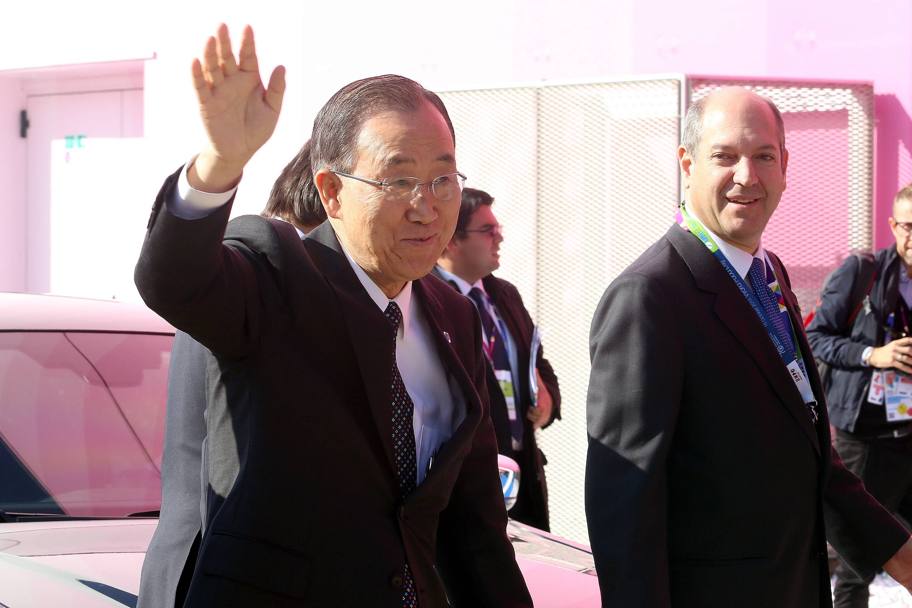 Giornata Mondiale dell&#39;Alimentazione a Expo Milano, con l&#39;attesa presenza del segretario delle Nazioni Unite Ban Ki Moon e il presidente della Repubblica Sergio Mattarella (Fotogramma)